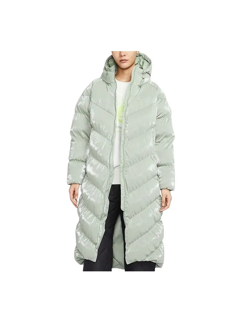Пальто (WMNS) Nike Therma-FIT Sportswear Windpuffer Coat 'Green'