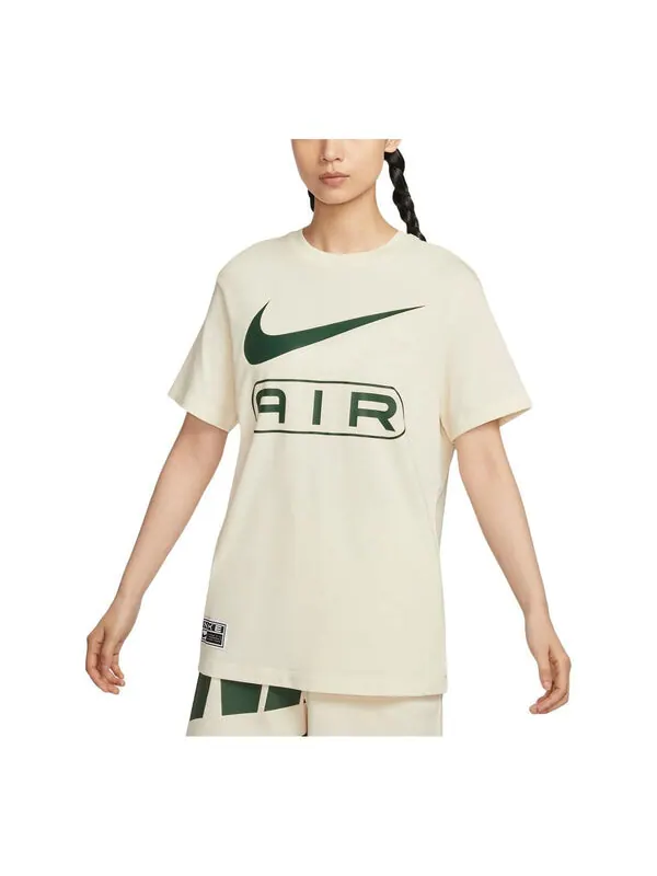 Футболка с логотипом air размер азия Nike — изображение 1 из 2, бледный слоновая кость