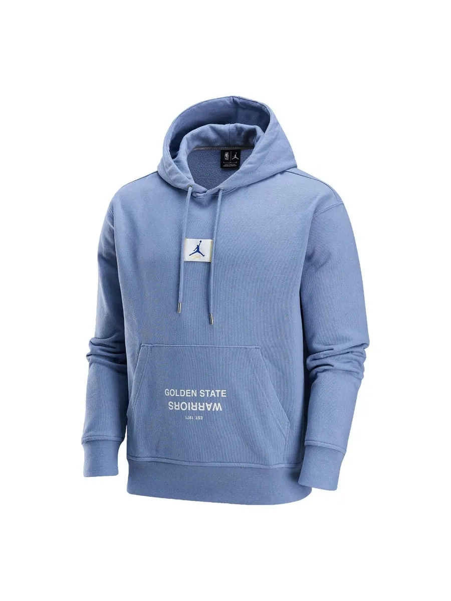 Худи Air Jordan Golden State Warriors Courtside NBA Fleece Pullover Hoodie Asia Sizing 'Ashen Slate' — изображение 1 из 2