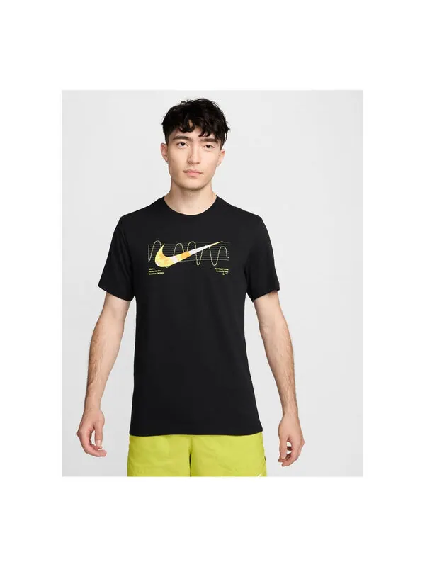 Футболка с логотипом Nike — изображение 1 из 3, черный
