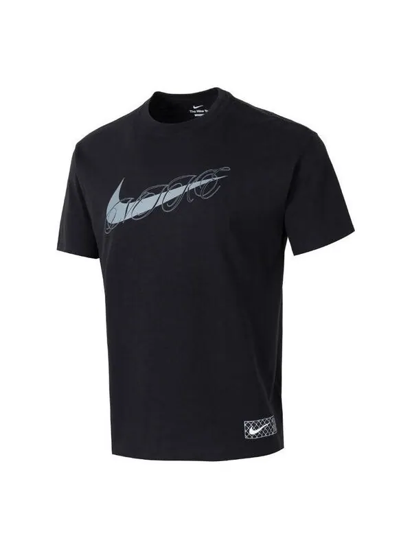 Футболка max90 баскетбольная графическая футболка Nike — изображение 1 из 4, черный