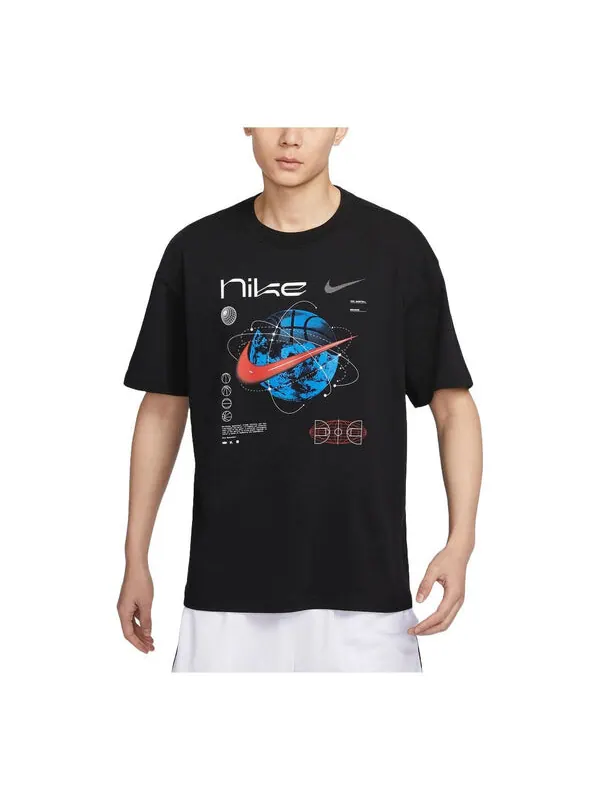 Футболка max90 баскетбольная футболка азиатские размеры Nike — изображение 1 из 2, черный