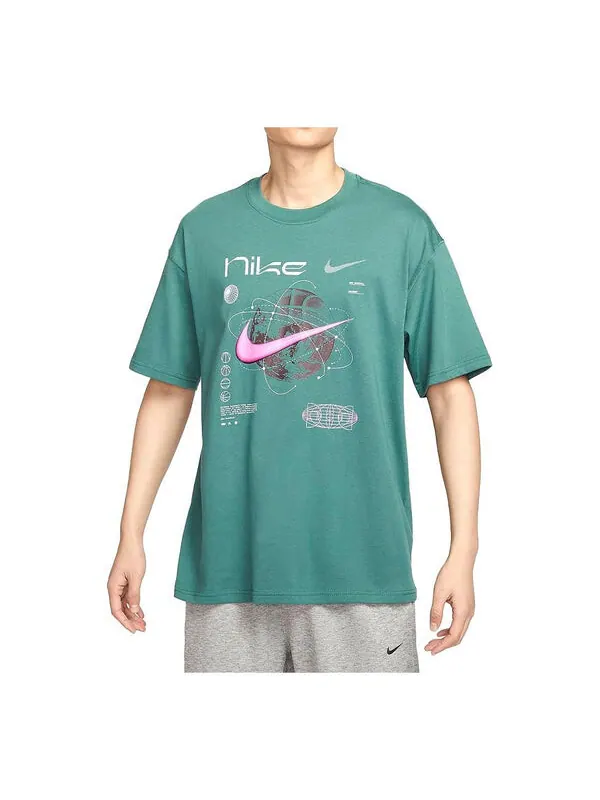 Футболка max90 баскетбольная футболка Nike — изображение 1 из 3, зеленый