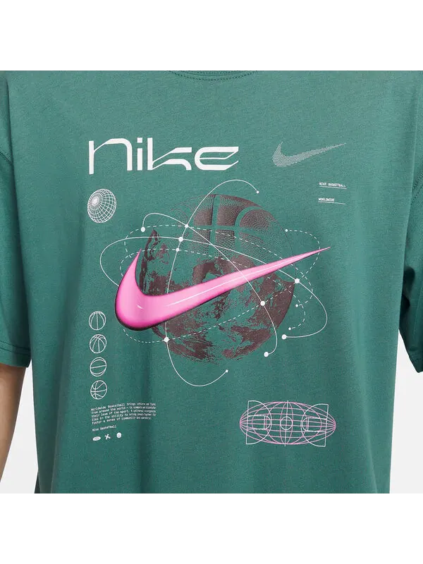 Футболка max90 баскетбольная футболка Nike — изображение 3 из 3, зеленый