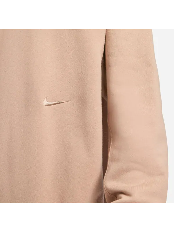Толстовка sportswear premium fleece sweatshirt 'tan' Nike — изображение 3 из 4, бежевый