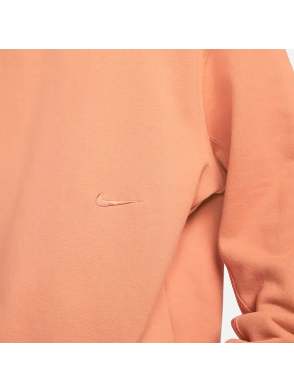 Куртка спортивная одежда премиальный флисовый свитшот Nike — изображение 3 из 4, оранжевый
