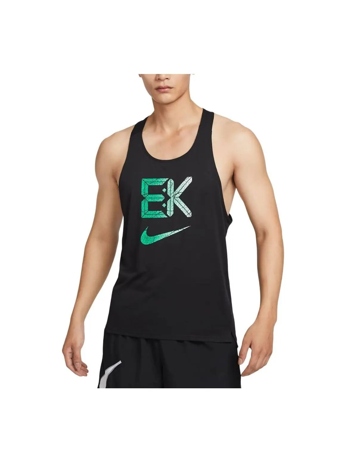 Топ Nike Fast Dri-FIT Running Singlet Asia Sizing 'Kipchoge-Black' — изображение 1 из 2, черный