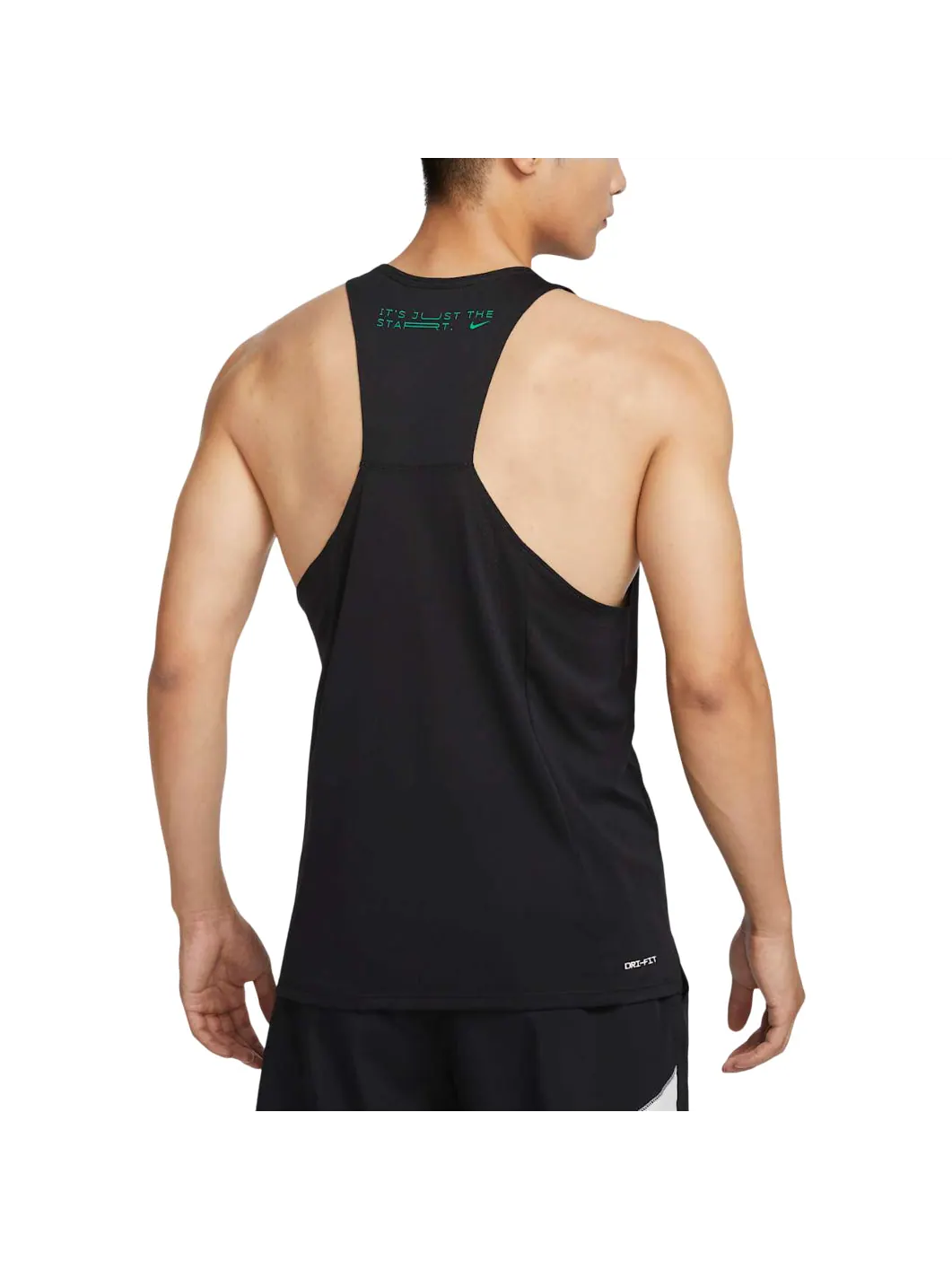 Топ Nike Fast Dri-FIT Running Singlet Asia Sizing 'Kipchoge-Black' — изображение 2 из 2, черный