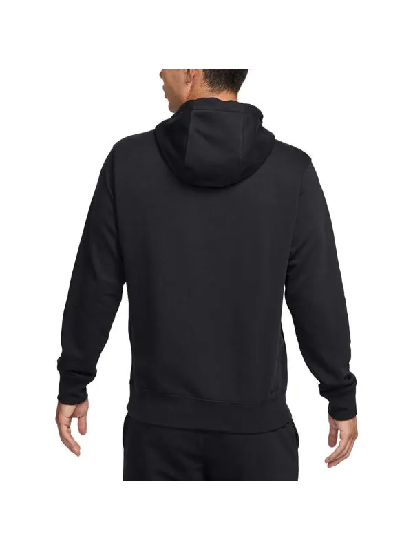 Толстовка swoosh dri-fit french terry pullover fitness hoodie asia sizing 'black white' Nike — изображение 2 из 2