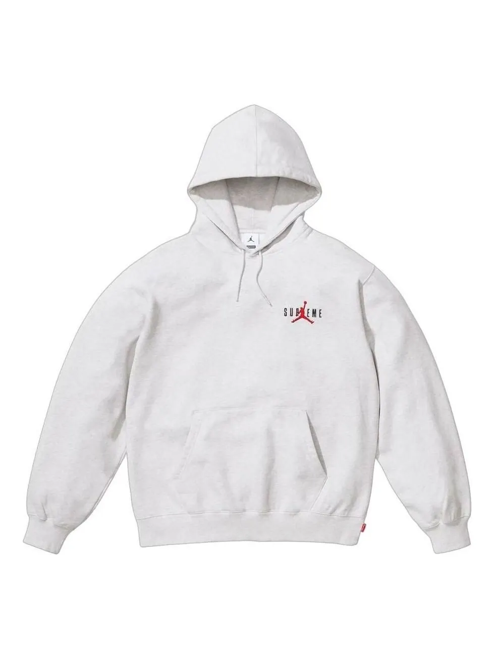 Толстовка Supreme x Air Jordan с капюшоном — изображение 1 из 2, серый