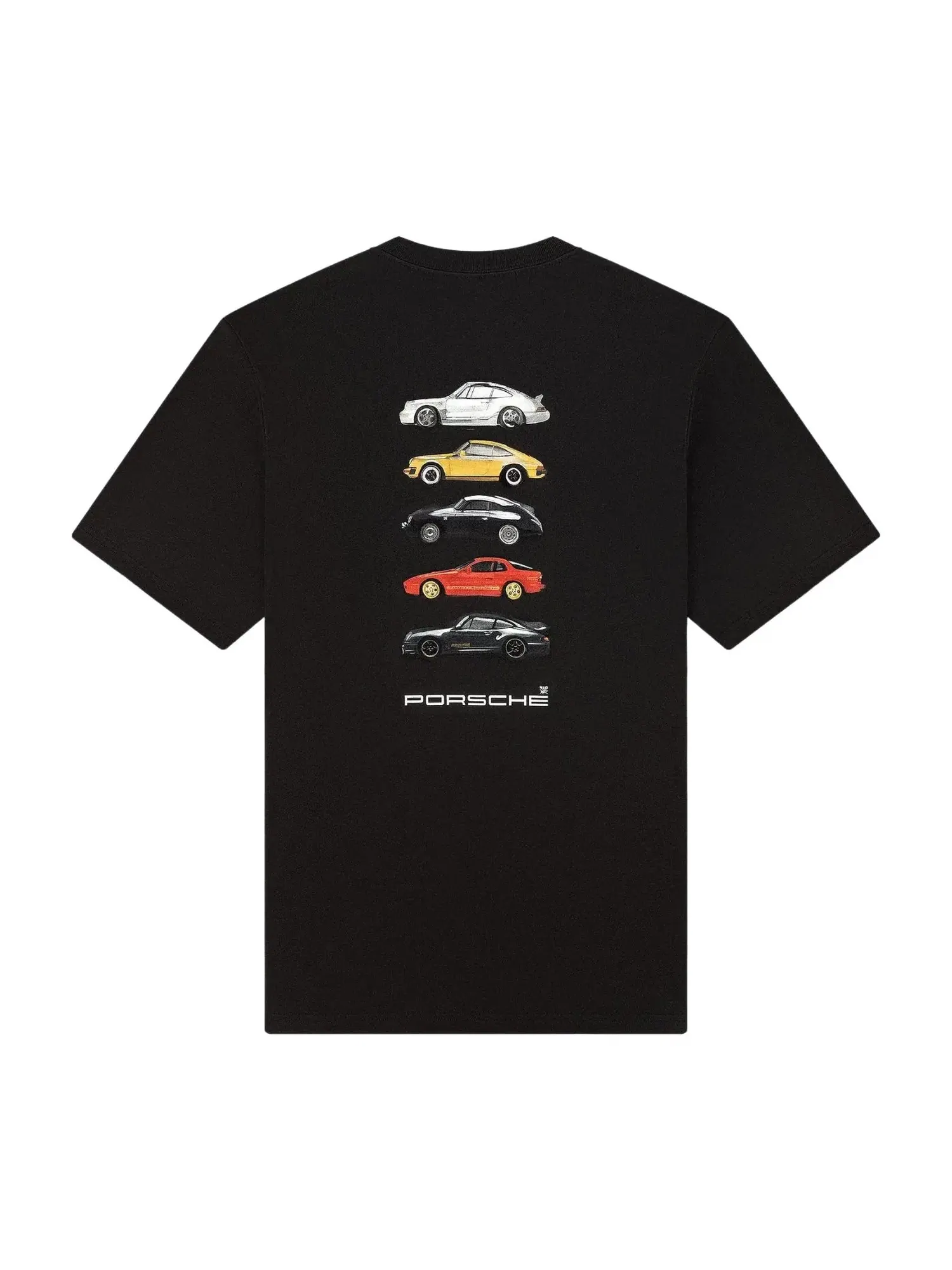 Мужская футболка с принтом Aime Leon Dore x Porsche Fleet — изображение 2 из 2, черный