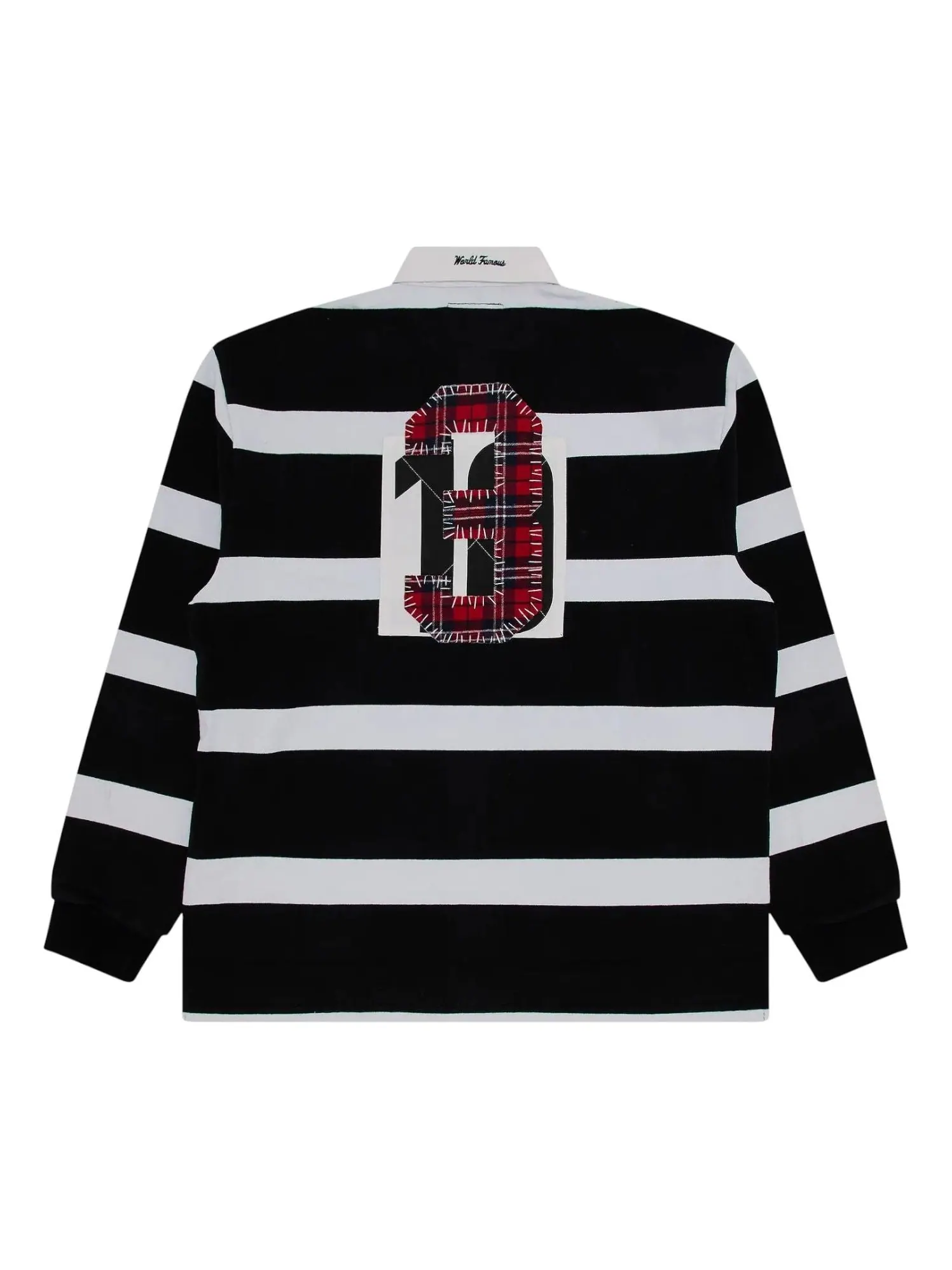 Supreme Stripe Rugby FW25 'Black' — изображение 2 из 2, черный