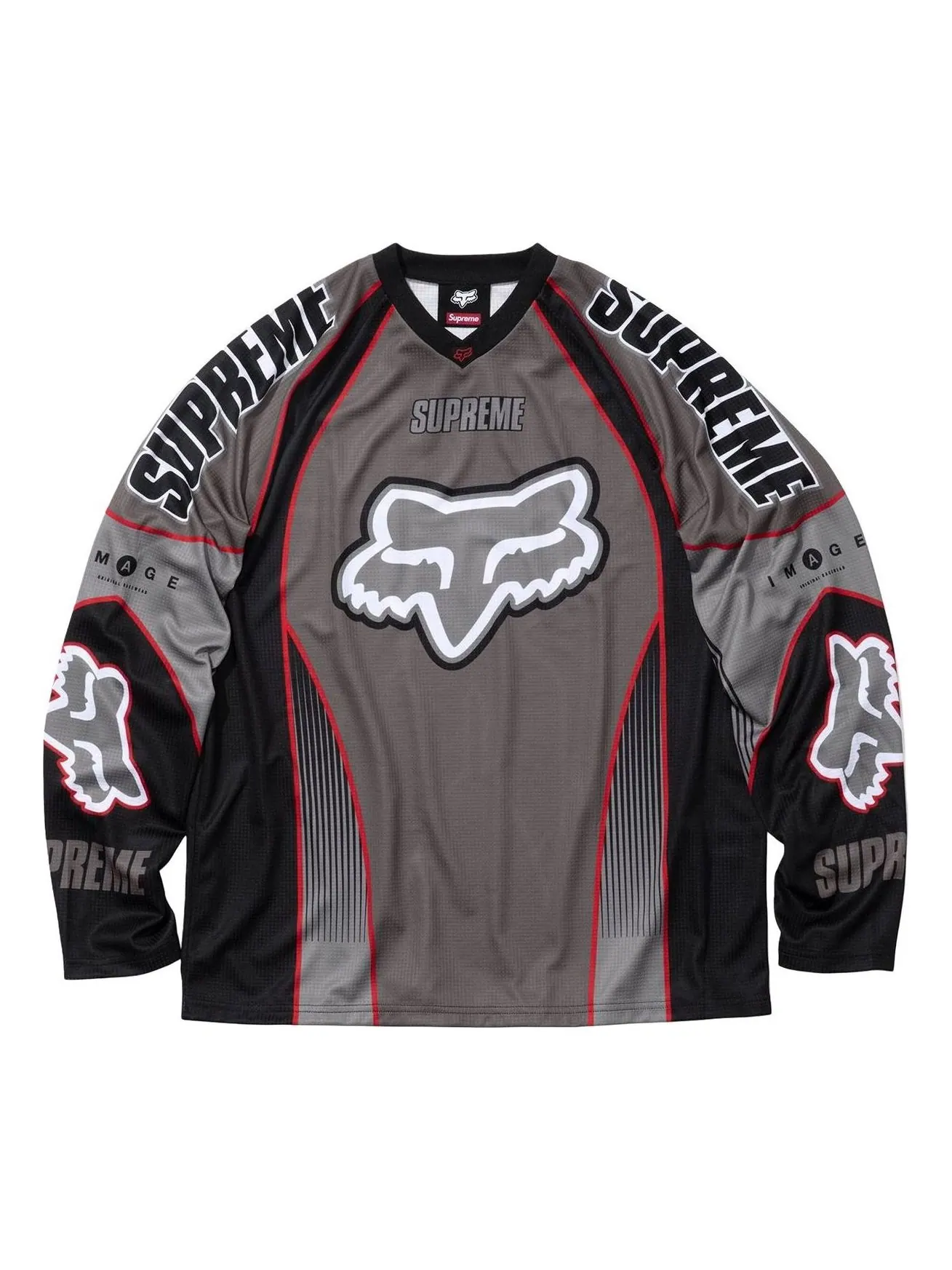 Джерси Supreme x Fox Racing DMX Jersey 'Black' — изображение 1 из 2, черный