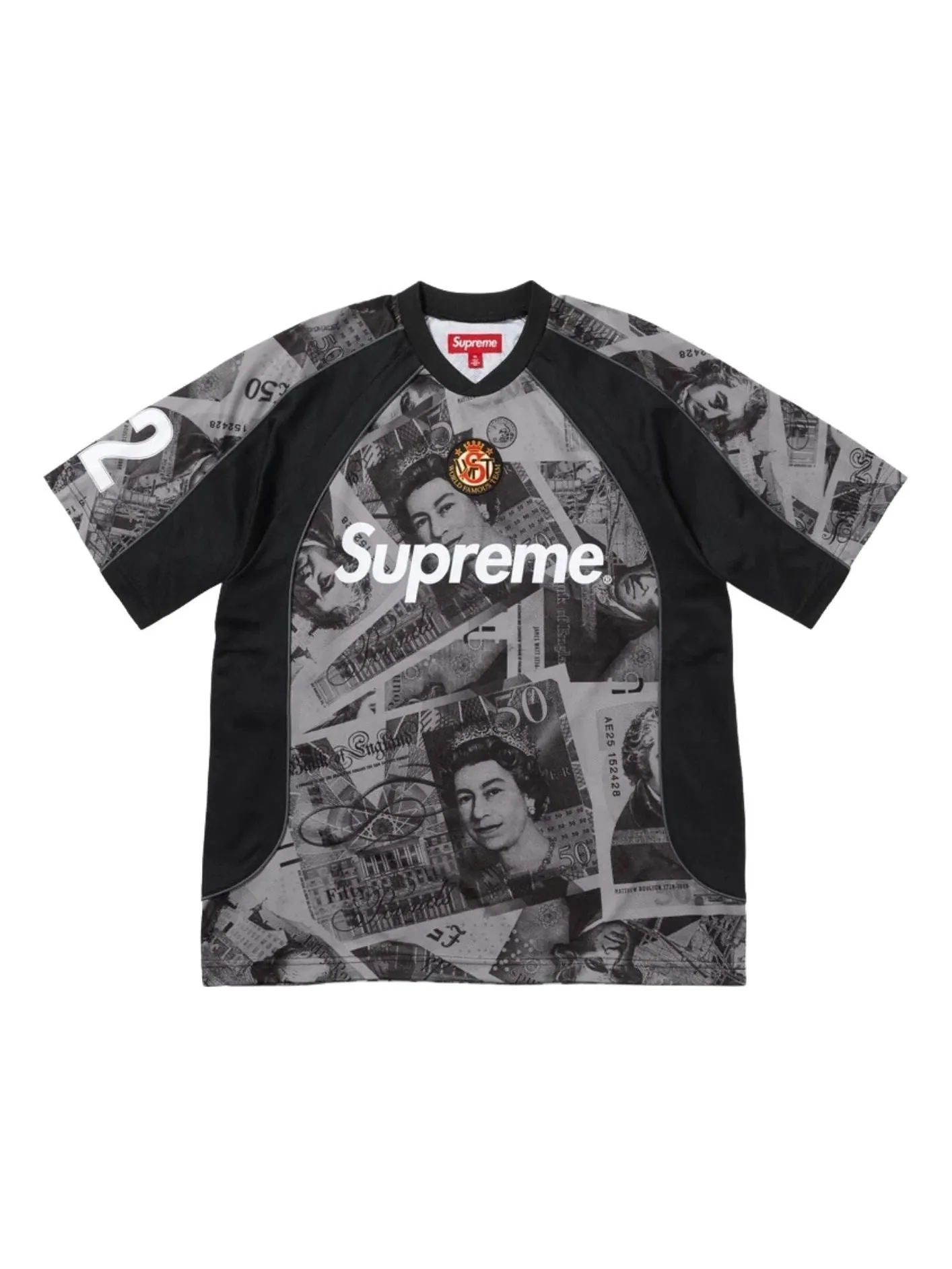 Футбольная майка Supreme FW25 Pounds — изображение 1 из 2, черный