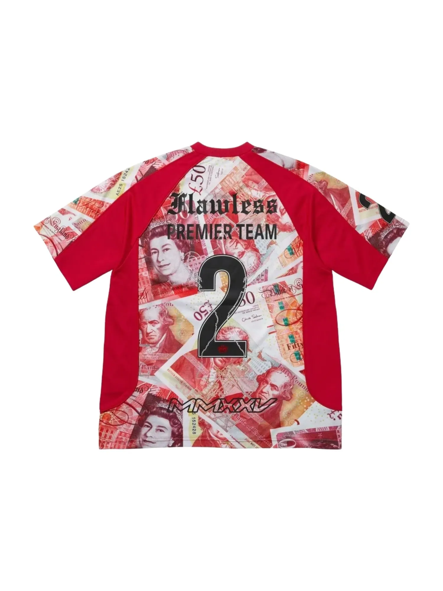 Футбольная майка Supreme FW25 Pounds 'Red' — изображение 2 из 2, красный