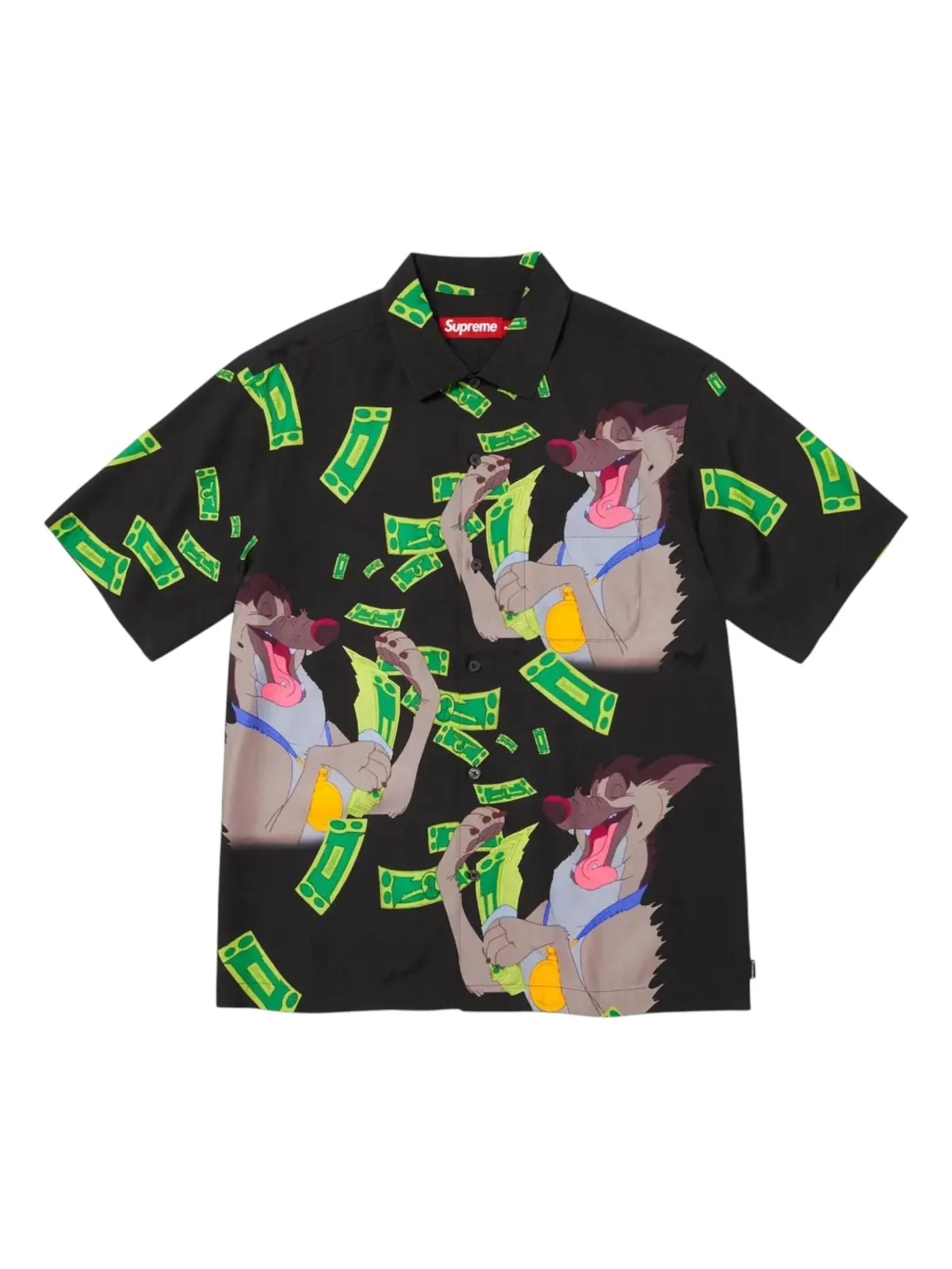 Футболка Supreme All Dogs Go To Heaven с коротким рукавом — изображение 1 из 1, черный