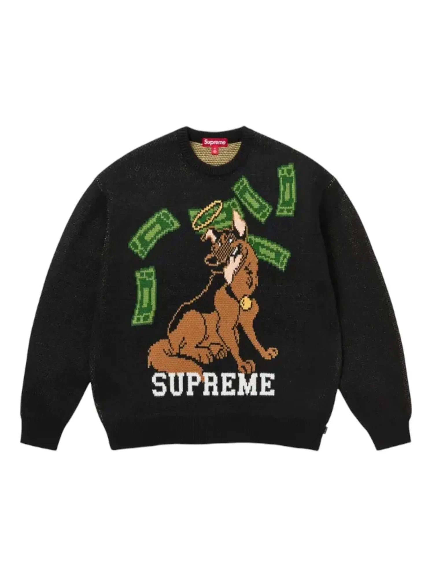 Свитер Supreme All Dogs Go To Heaven — изображение 1 из 2, черный