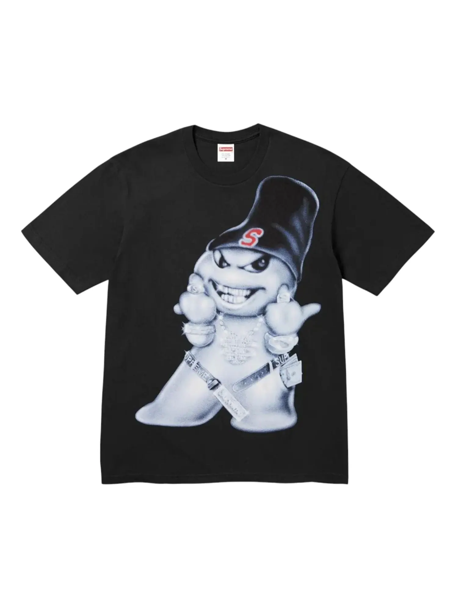 Футболка Supreme Snowman T-Shirt 'Black' — изображение 1 из 2, черный