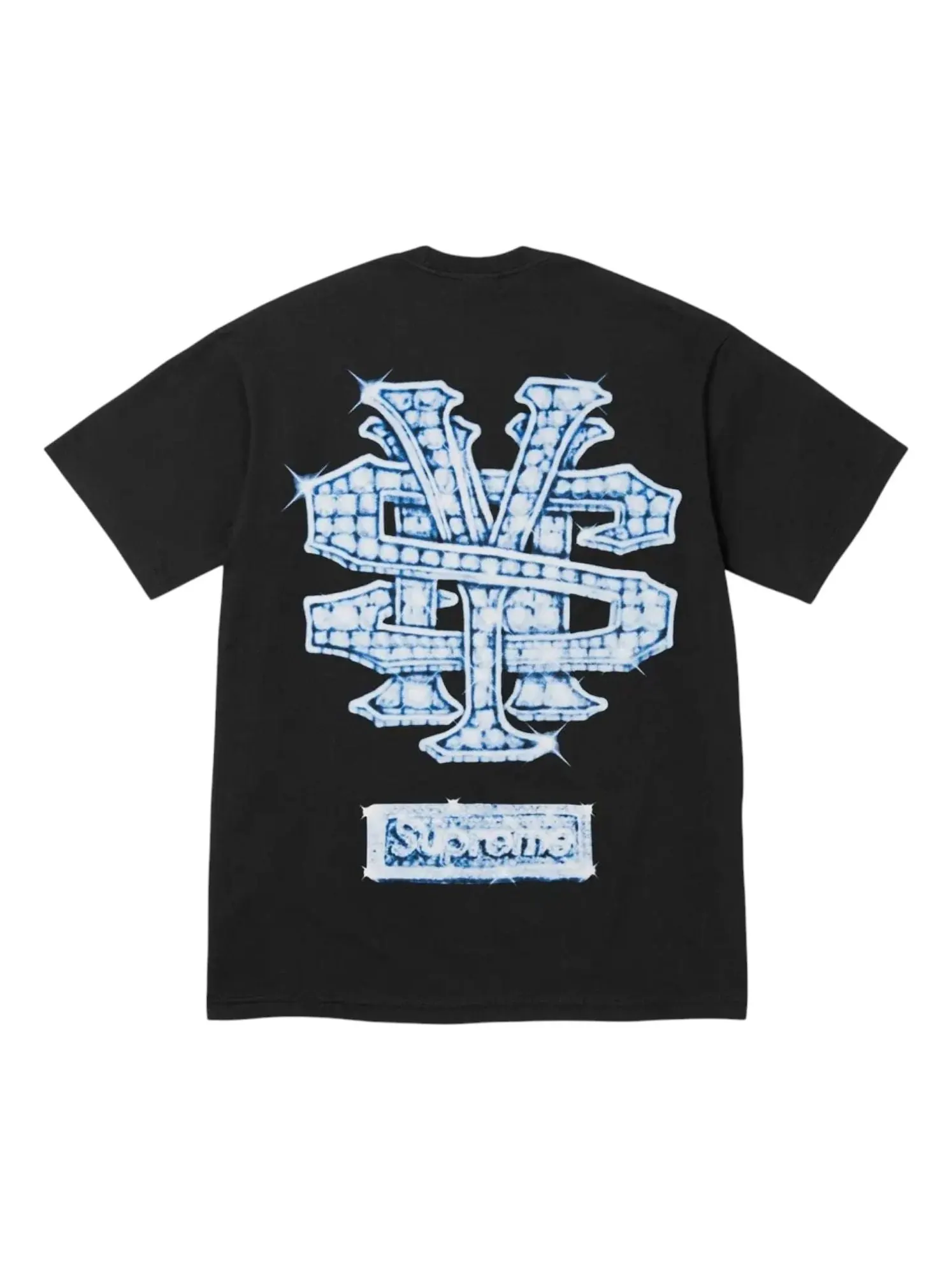 Футболка Supreme Snowman T-Shirt 'Black' — изображение 2 из 2, черный