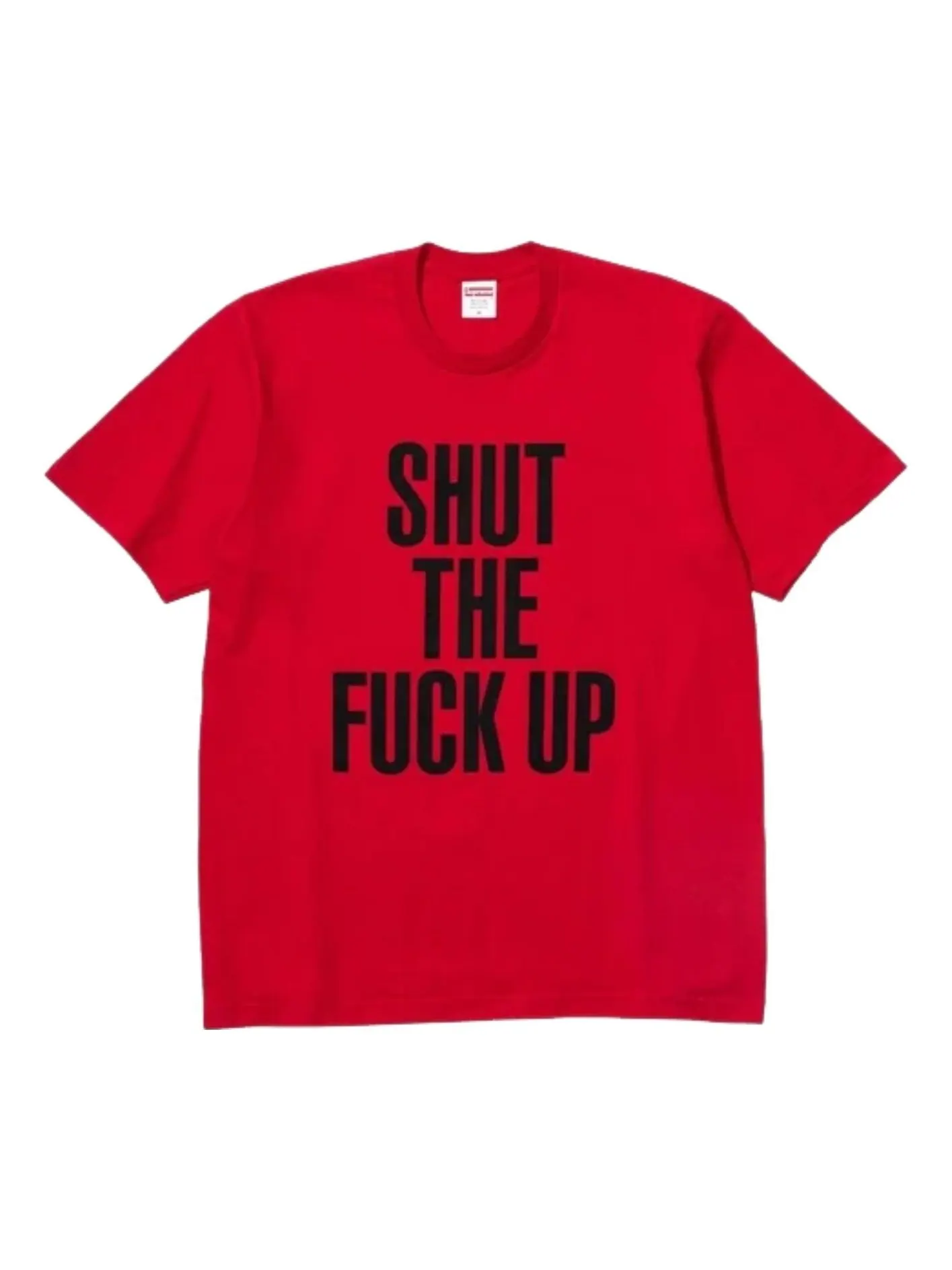 Футболка Supreme FW25 x Number (N)ine Shut Up — изображение 1 из 2, красный