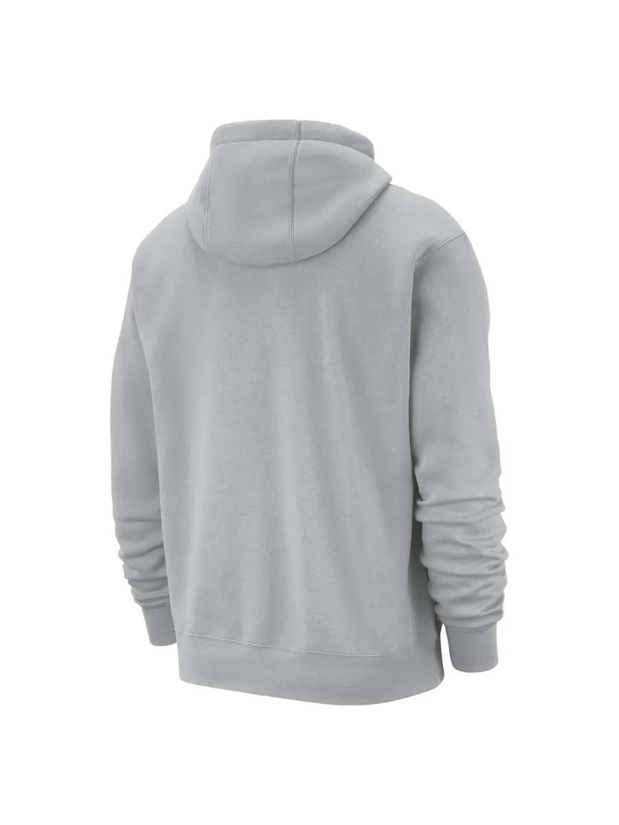 Худи Nike NBA Brooklyn Nets Club City Edition Fleece Pullover Hoodie 'Grey' — изображение 2 из 2, серый