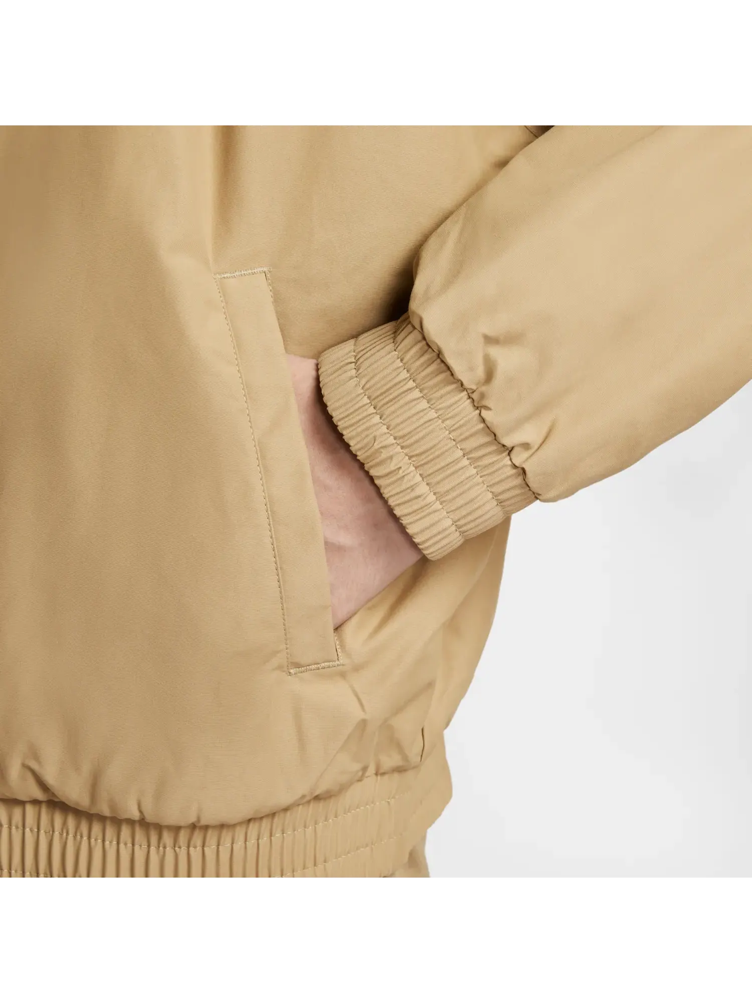 Куртка Nike Club Futura Jacket 'Parachute Beige' — изображение 3 из 5, бежевый