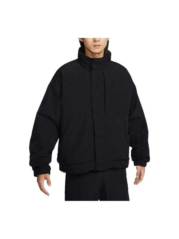 Куртка tech jacket asia sizing 'black' Nike — изображение 1 из 2, черный/черный
