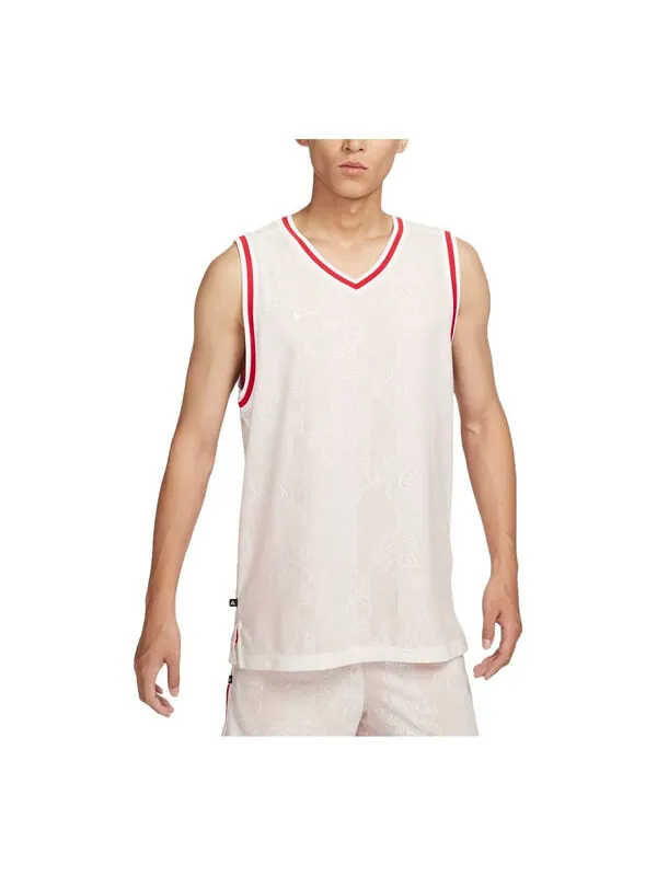 Спортивная футболка giannis dri-fit dna basketball jersey asia sizing 'sail white' Nike — изображение 1 из 2, белый/белый