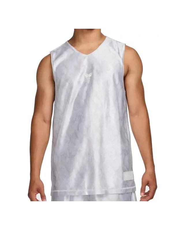 Джерси dri fit стандартный выпуск двусторонний баскетбольный джерси Nike — изображение 1 из 4, белый