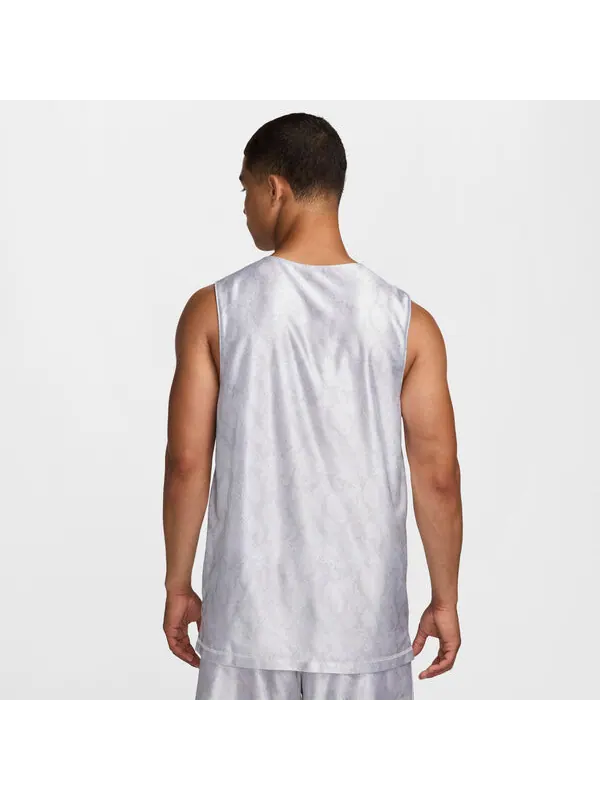 Джерси dri fit стандартный выпуск двусторонний баскетбольный джерси Nike — изображение 2 из 4, белый