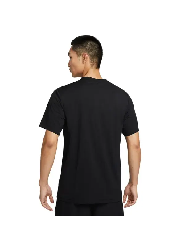 Футболка hyverse dri-fit t-shirt 'big swoosh black' Nike — изображение 2 из 3, черный/белый