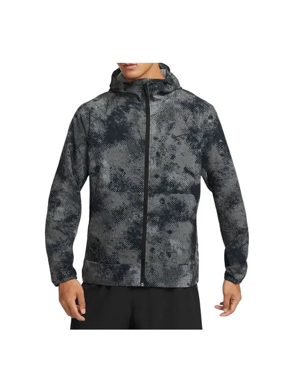Куртка unlimited jacket 'grey black' Nike — изображение 1 из 3, серый/черный