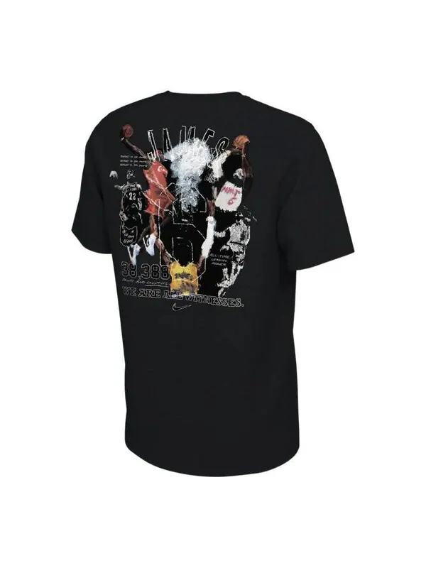 Футболка с рекордными очками tee x lebron james Nike — изображение 1 из 2, черный