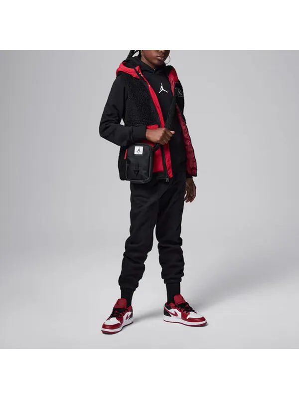 Штаны jumpman logo мужские спортивные штаны Air Jordan — изображение 4 из 4, черный/белый