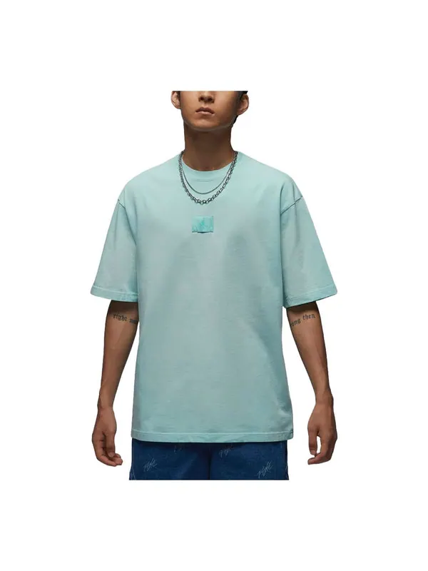 Футболка flight essentials 85 t-shirt asia sizing 'mint blue' Air Jordan — изображение 1 из 2, синий