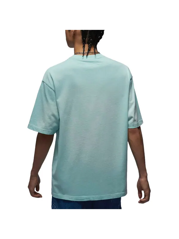 Футболка flight essentials 85 t-shirt asia sizing 'mint blue' Air Jordan — изображение 2 из 2, синий
