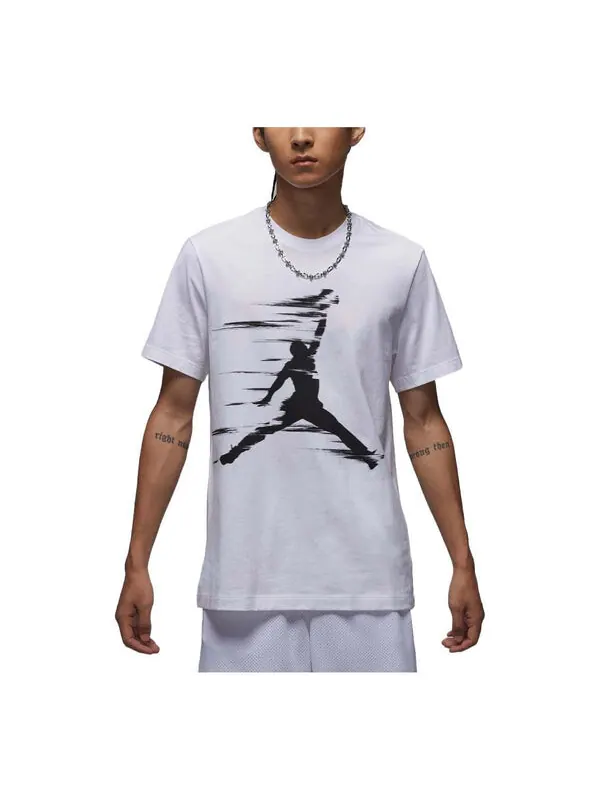 Футболка mvp графическая футболка азиатские размеры Air Jordan — изображение 1 из 2, белый/черный