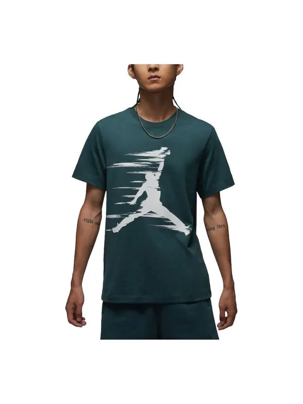 Футболка mvp jumpman graphic t-shirt asia sizing 'oxidized green' Air Jordan — изображение 1 из 2, зеленый