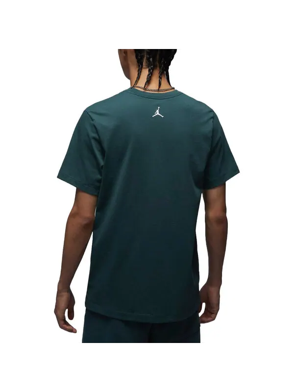 Футболка mvp jumpman graphic t-shirt asia sizing 'oxidized green' Air Jordan — изображение 2 из 2, зеленый