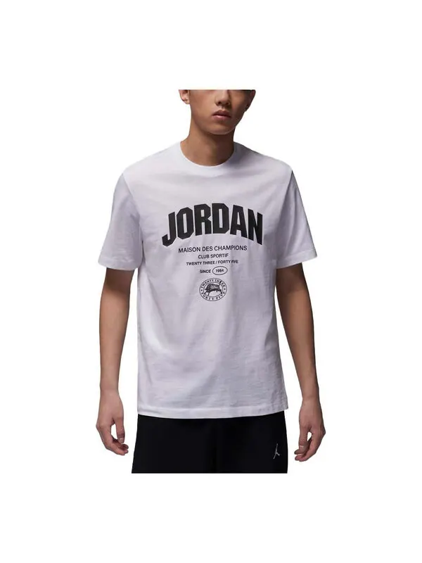 Футболка sport dri-fit graphic t-shirt asia sizing 'white' Air Jordan — изображение 1 из 2, белый