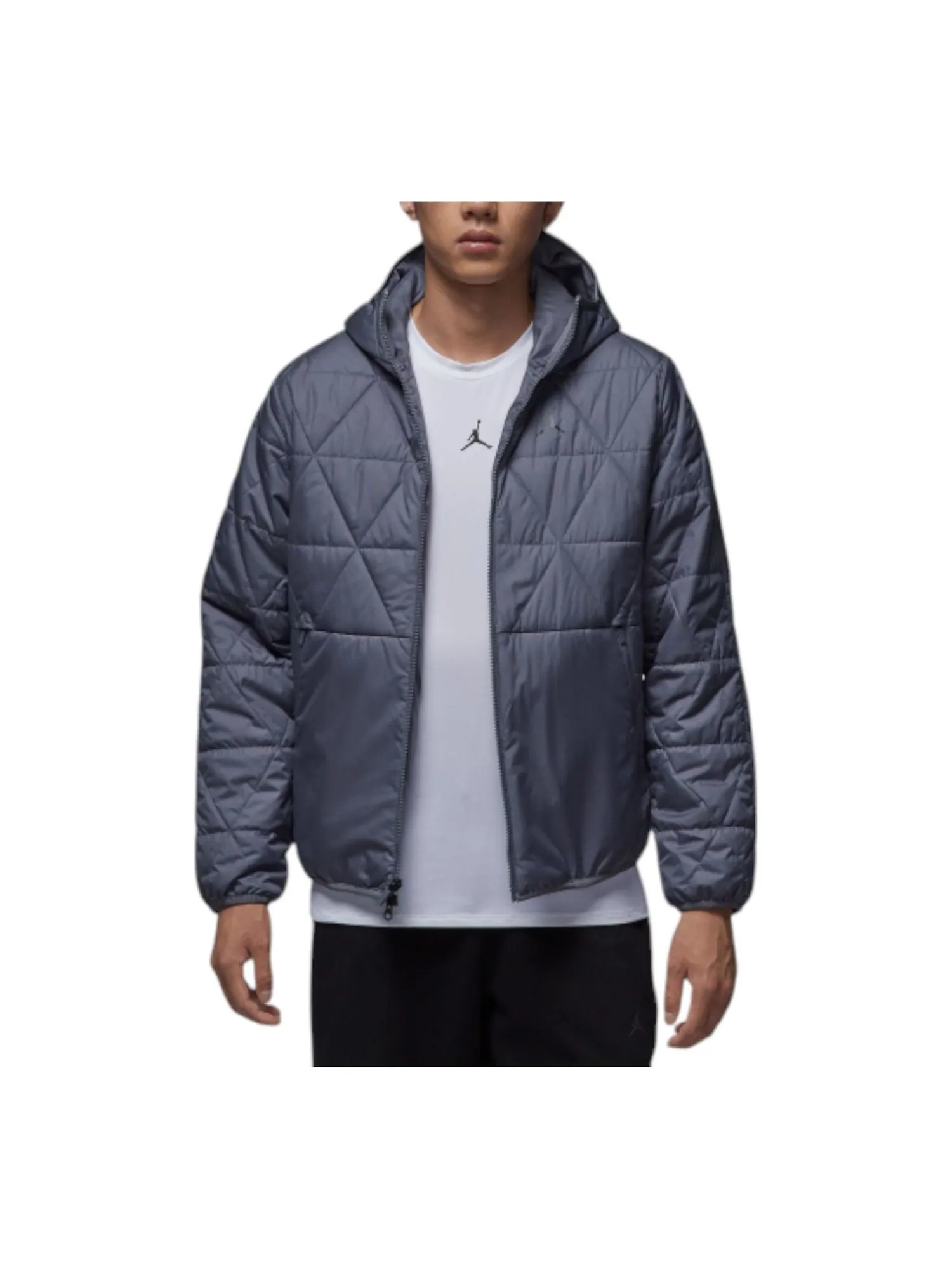 Куртка Air Jordan Sport Therma-Fit Jacket 'Light Charcoal Gray' — изображение 1 из 5, серый