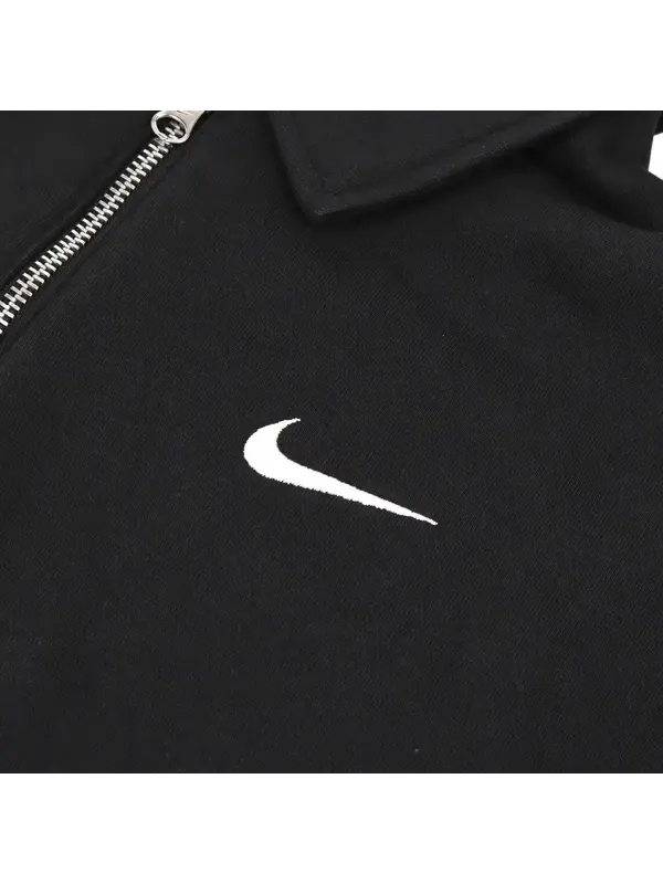 Футболка sportswear phoenix fleece t-shirt 'black' Nike — изображение 3 из 3, черный/белый