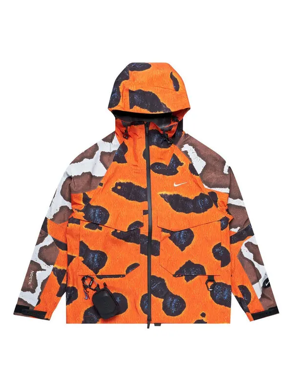 Куртка x nocta opal hooded jacket asia sizing 'safety orange' Nike — изображение 1 из 1, оранжевый