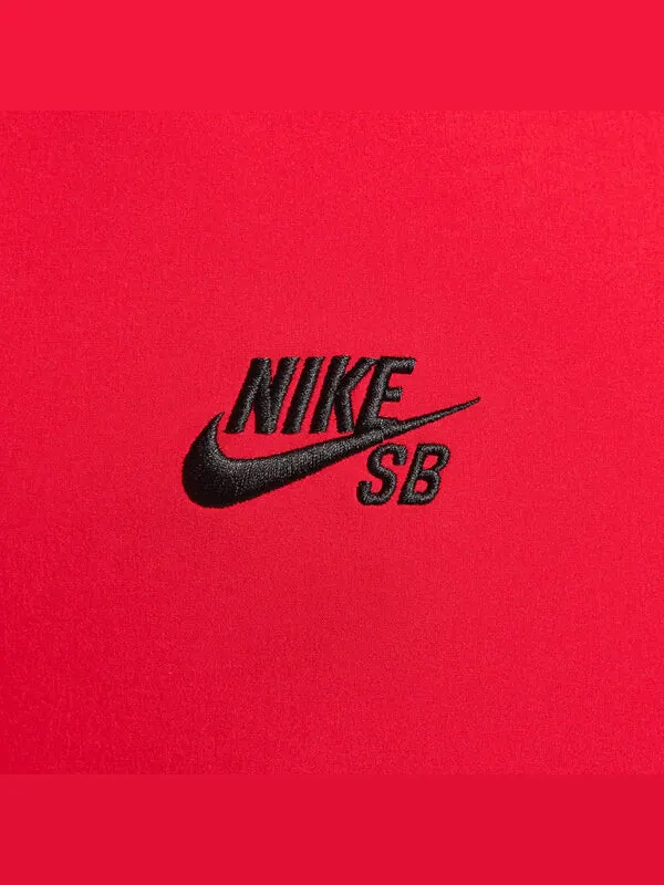 Рубашка sb с коротким рукавом и пуговицами рубашка-котелок Nike — изображение 3 из 4, красный