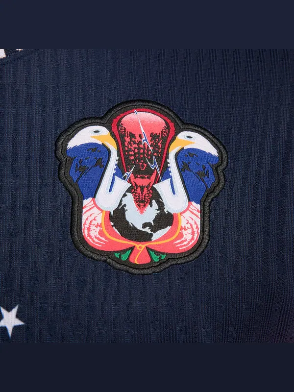 Спортивная футболка sb dri-fit adv short-sleeve jersey 'team usa' Nike — изображение 4 из 4, темно-синий/оранжевый