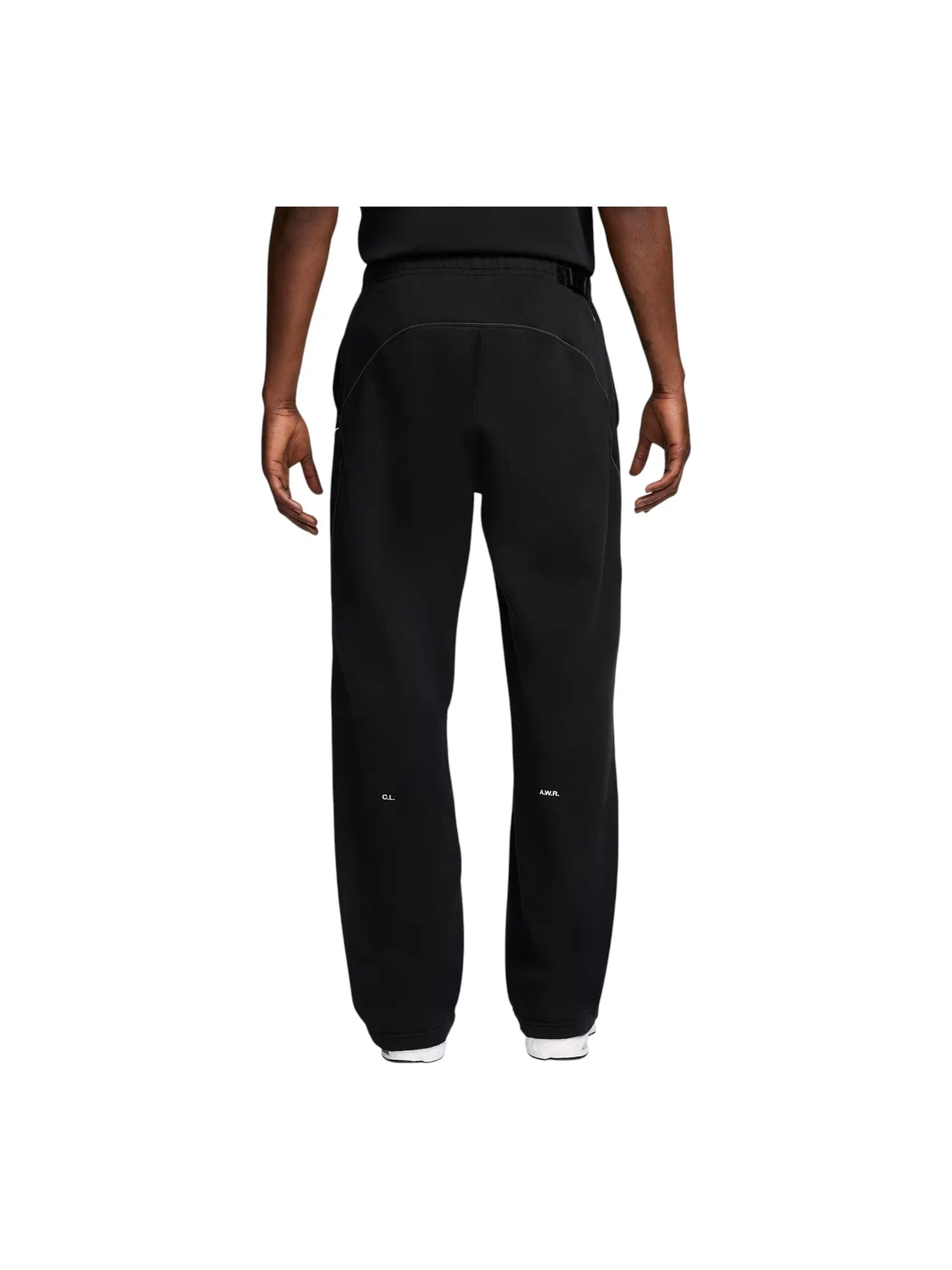 Брюки Nike x NOCTA Fleece CS Open-Hem Pant 'Black' — изображение 2 из 4, черный