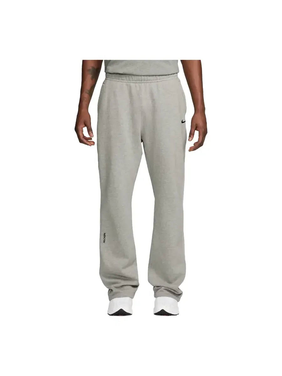 Спортивные брюки Nike x NOCTA Cardinal Stock Open Hem Fleece Pant 'Grey' — изображение 1 из 6, серый