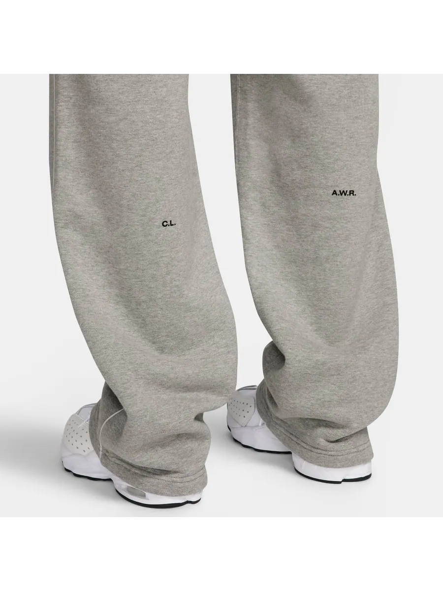 Спортивные брюки Nike x NOCTA Cardinal Stock Open Hem Fleece Pant 'Grey' — изображение 5 из 6, серый