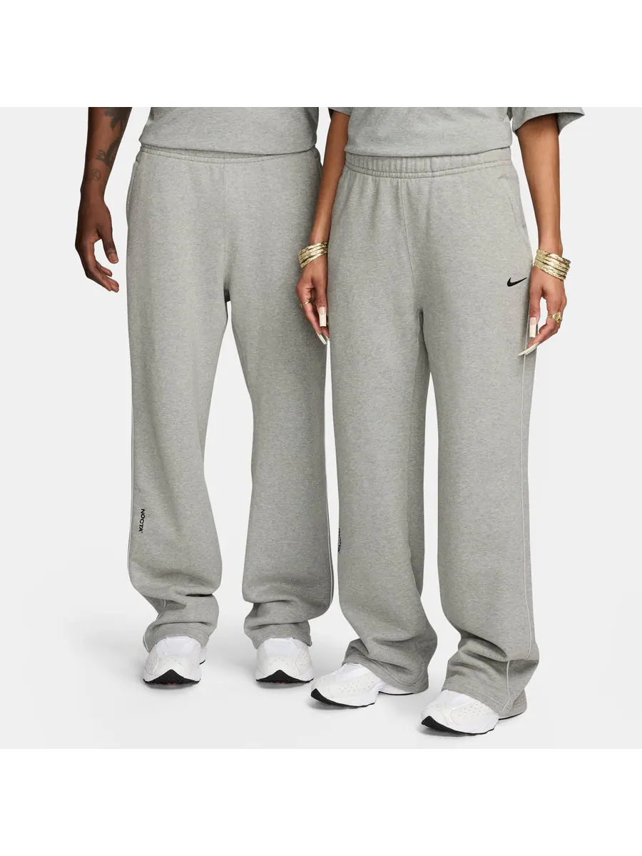 Спортивные брюки Nike x NOCTA Cardinal Stock Open Hem Fleece Pant 'Grey' — изображение 6 из 6, серый