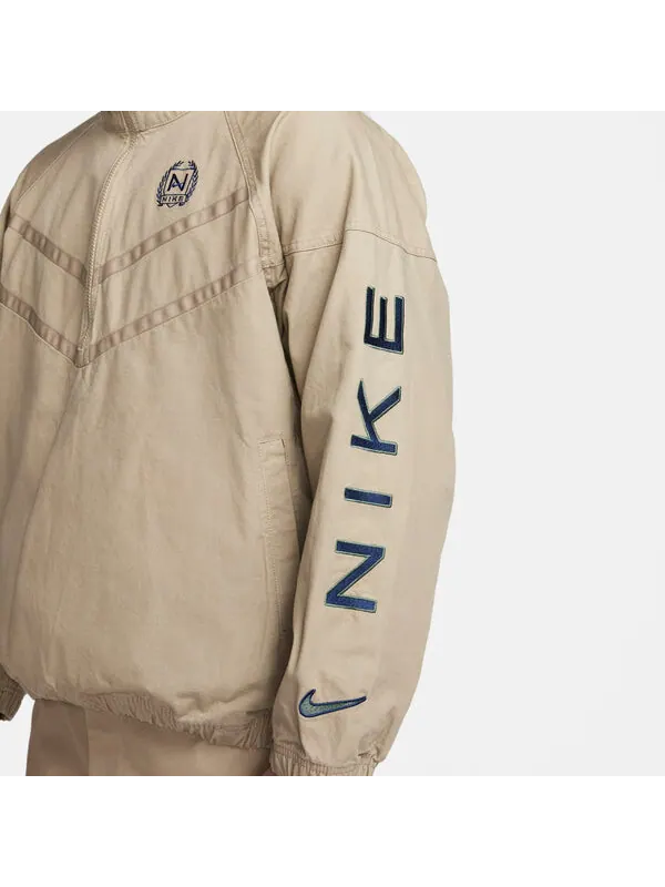Куртка canvas jacket 'tan' Nike — изображение 2 из 4, бежевый